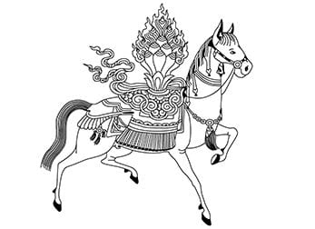 Lungta - Das tibetische Windpferd